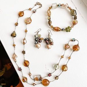 • premier designs vintage beaded jewelry set •